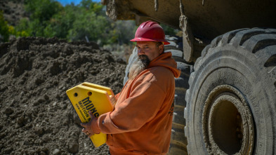 La fiebre del oro,...: Excavadora derribada