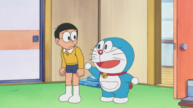 Imagen de Doraemon, el gato... (T1): Fotomontaje con caras / Las píldoras de la madre a distancia - 2