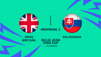 Billie Jean King... (2024): Semifinal 2  Gran Bretaña - Eslovaquia Individual 2