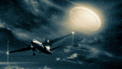 Imagen de Extraterrestres: ellos...: Triángulo luminoso frente al avión - 2