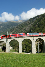 Los trenes más...: El Bernina Express