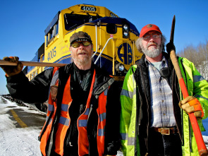 Alaska en tren: Zona de avalanchas