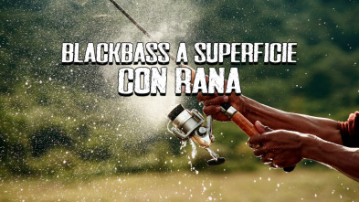 Blackbass a superficie con ranas