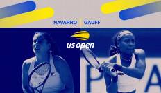 Femenino. Femenino: Navarro - Gauff