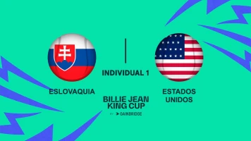 Billie Jean King Cup Finals. T(2024). Billie Jean King... (2024): Eslovaquia - Estados Unidos Individual 1