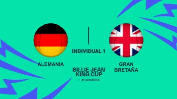 Billie Jean King Cup Finals. T(2024). Billie Jean King... (2024): Alemania - Gran Bretaña Individual 1