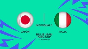 Billie Jean King Cup Finals. T(2024). Billie Jean King... (2024): Japón - Italia Partido Individual 1