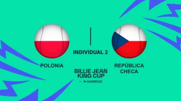 Billie Jean King Cup Finals. T(2024). Billie Jean King... (2024): Polonia - Chequia Partido Individual 2