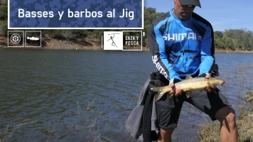 Basses y barbos al jig