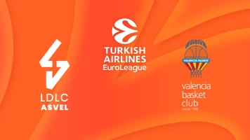 Jornada 1. Jornada 1: ASVEL - Valencia Basket