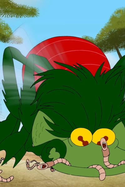 El amanecer de los Croods. T(T2). El amanecer de... (T2): Gusanos cariñosos/La extraña idea de Grug o cómo aprendí a dejar de preocuparme y amar la lanza