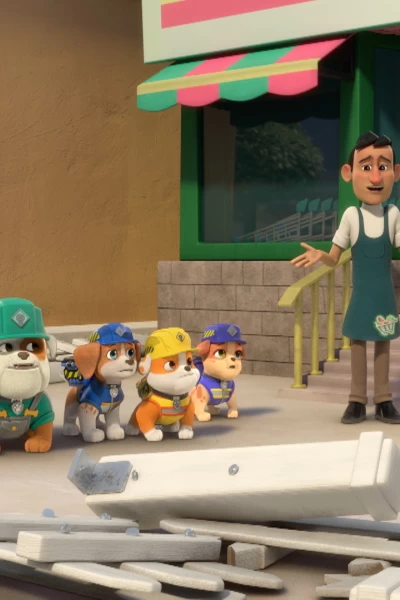 Equipo Rubble. T(T1). Equipo Rubble (T1): El equipo Rubble construye un parque infantil; El equipo Rubble arregla un tejado