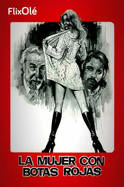 La mujer con botas rojas