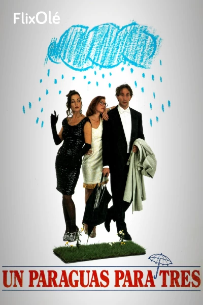 Un paraguas para tres