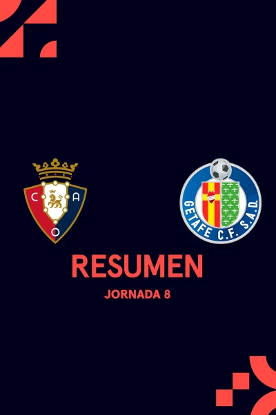 Jornada 8. Jornada 8: Osasuna - Getafe