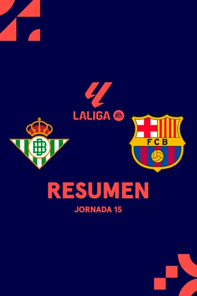Jornada 15. Jornada 15: Betis - Barcelona