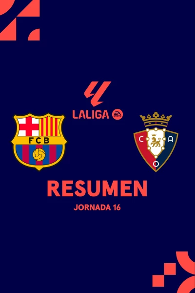 Jornada 16. Jornada 16: Barcelona - Osasuna