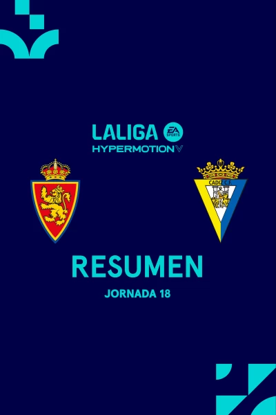 Jornada 18. Jornada 18: Zaragoza - Cádiz