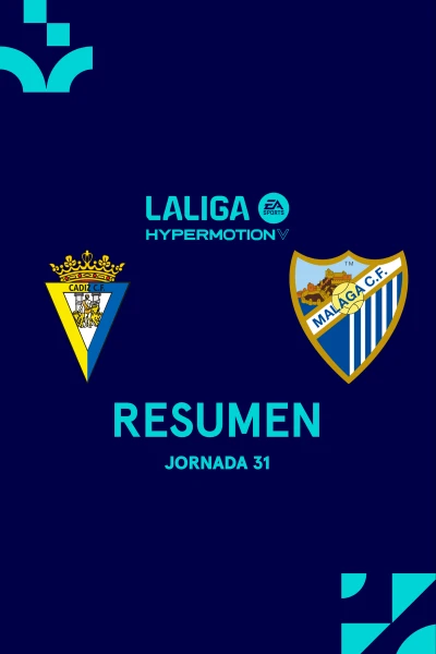 Jornada 31. Jornada 31: Cádiz - Málaga