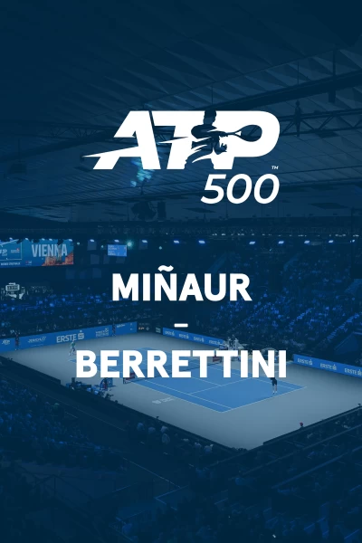 Cuartos de Final. Cuartos de Final: De Miñaur - Berrettini
