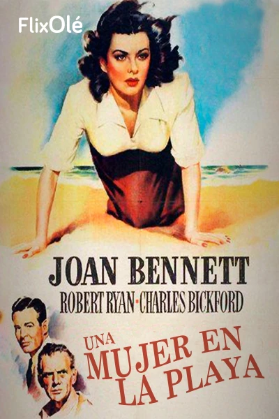 Una mujer en la playa