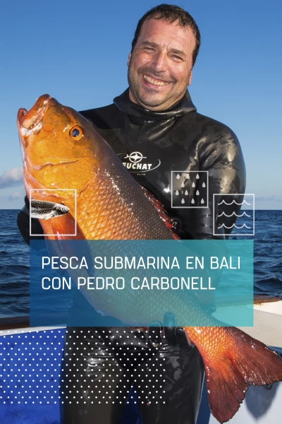 Pesca submarina en Bali con Pedro Carbonell