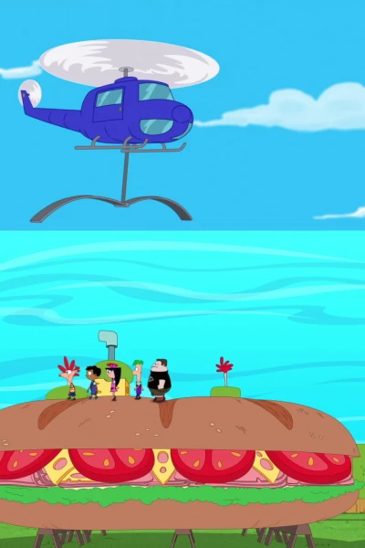 Phineas y Ferb. T(T5). Phineas y Ferb (T5): Submarino bocata-submarino / Licencia para pillar